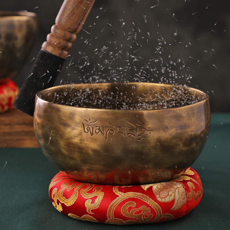 Tibetan Singing Bowl - Bol chantant tibétain en cuivre, bols