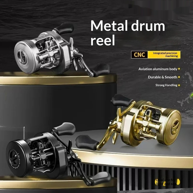 Ocean Drum Wave - Moulinet de pêche à tambour entièrement