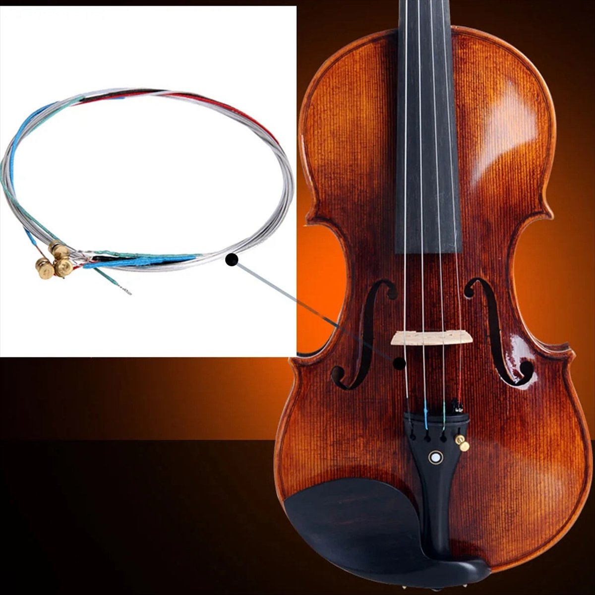 Musical Instrument Set - Cordes de violon ABPF 4/4, ensemble