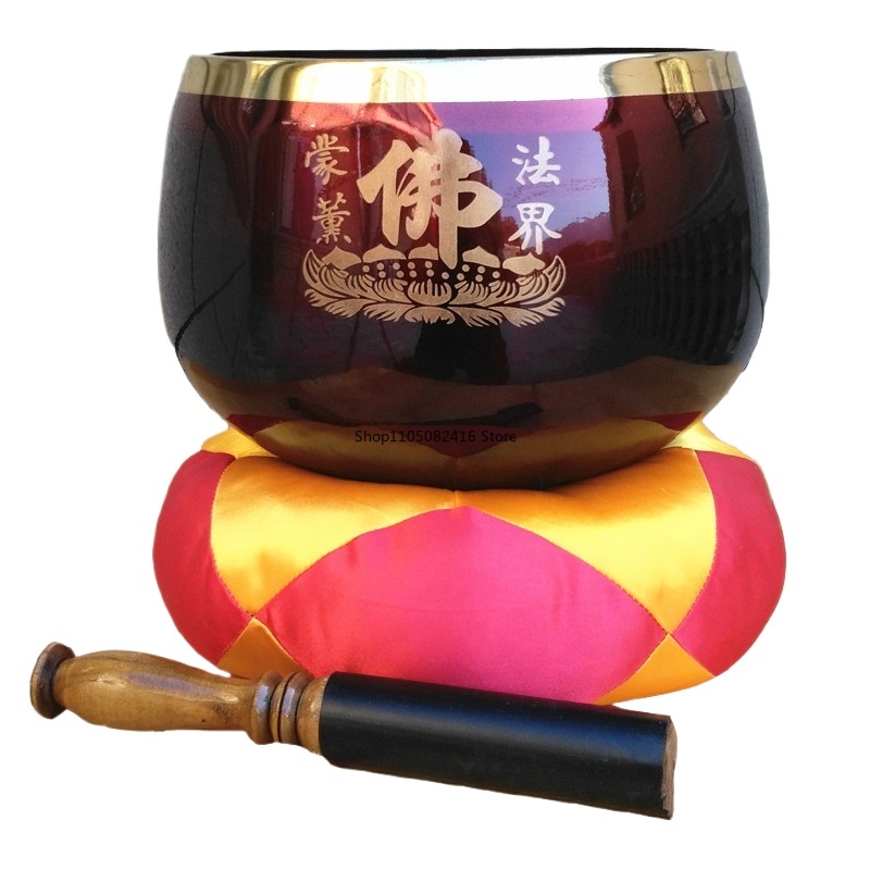Tibetan Singing Bowl - Bol chantant népalais fait à la