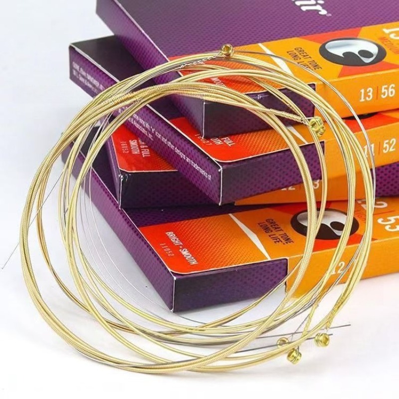 Musical Instrument Set - Cordes de guitare acoustique enduites en