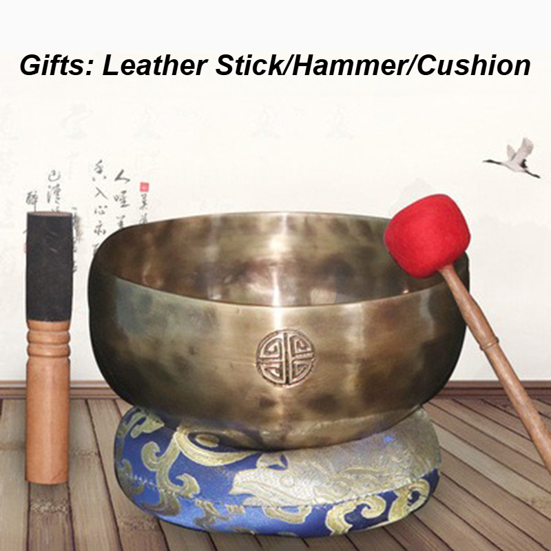 Tibetan Singing Bowl - Bol chantant du népal en cuivre,