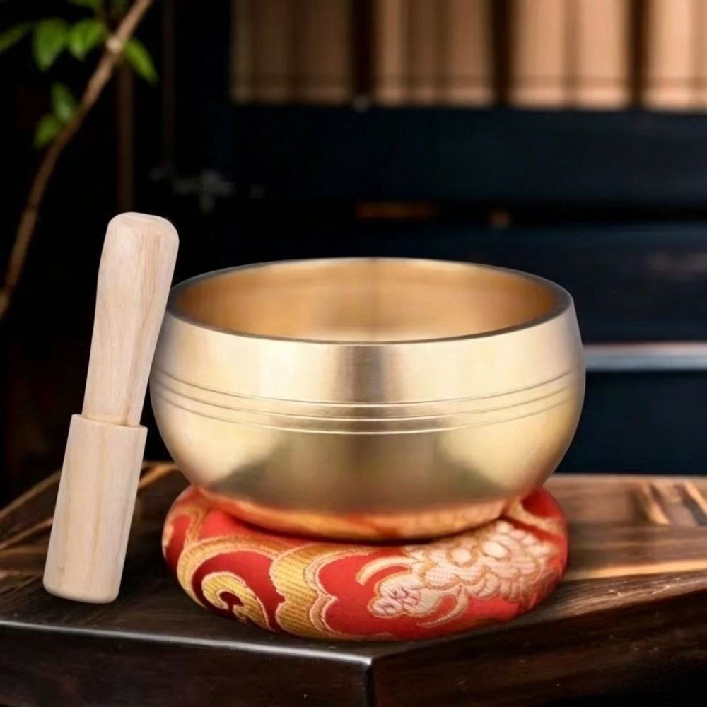 Tibetan Singing Bowl - Bol chantant tibétain miniature portable pour