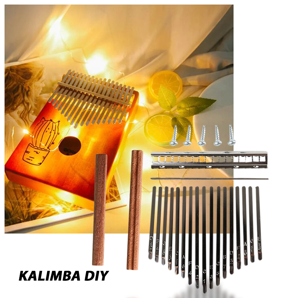 Musical Instrument Set - Jeu de touches de Kalimba 17