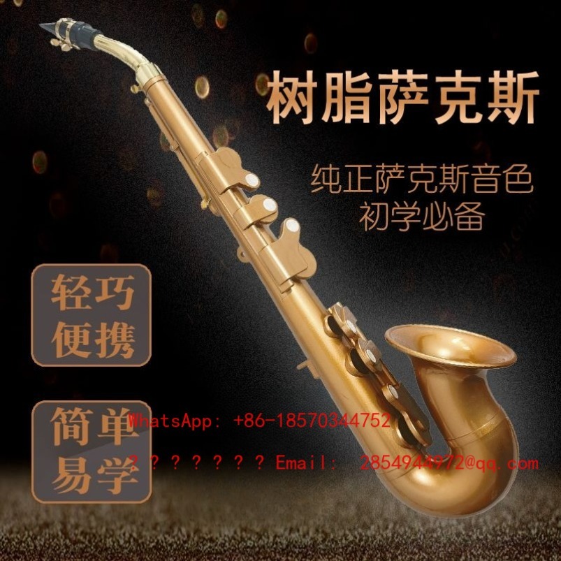 Musical Instrument Easy To Learn For Adults - Saxophone en résine, instrument de musique,