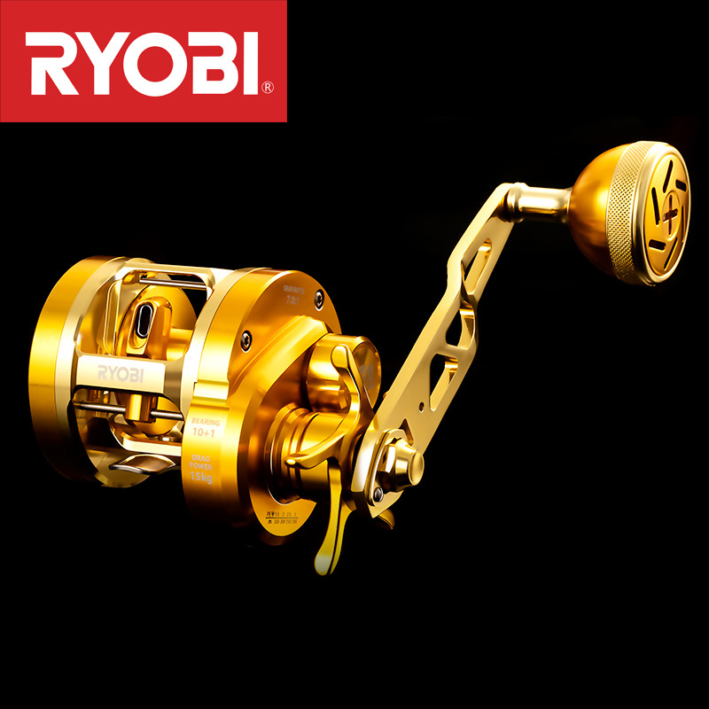 Ocean Drum Wave - JaponRYOBIRyobiVARIUSValius Moulinet à tambour en métal