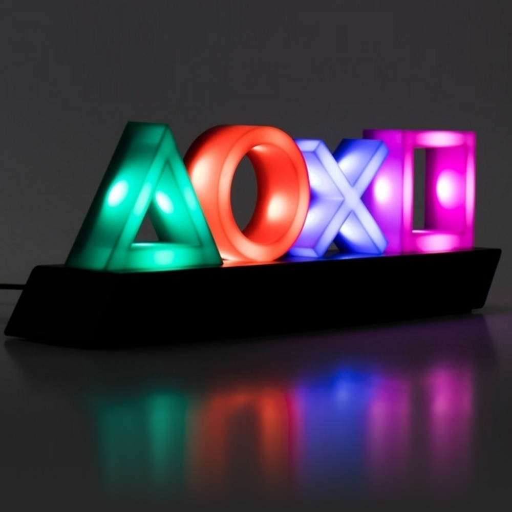 Musical Instrument Sign - Lampe colorée d'icône de jeu pour