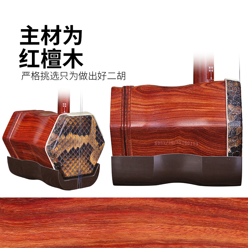 Dunhuang-Erhu en bois de santa - Musical Instrument Brands avis et prix