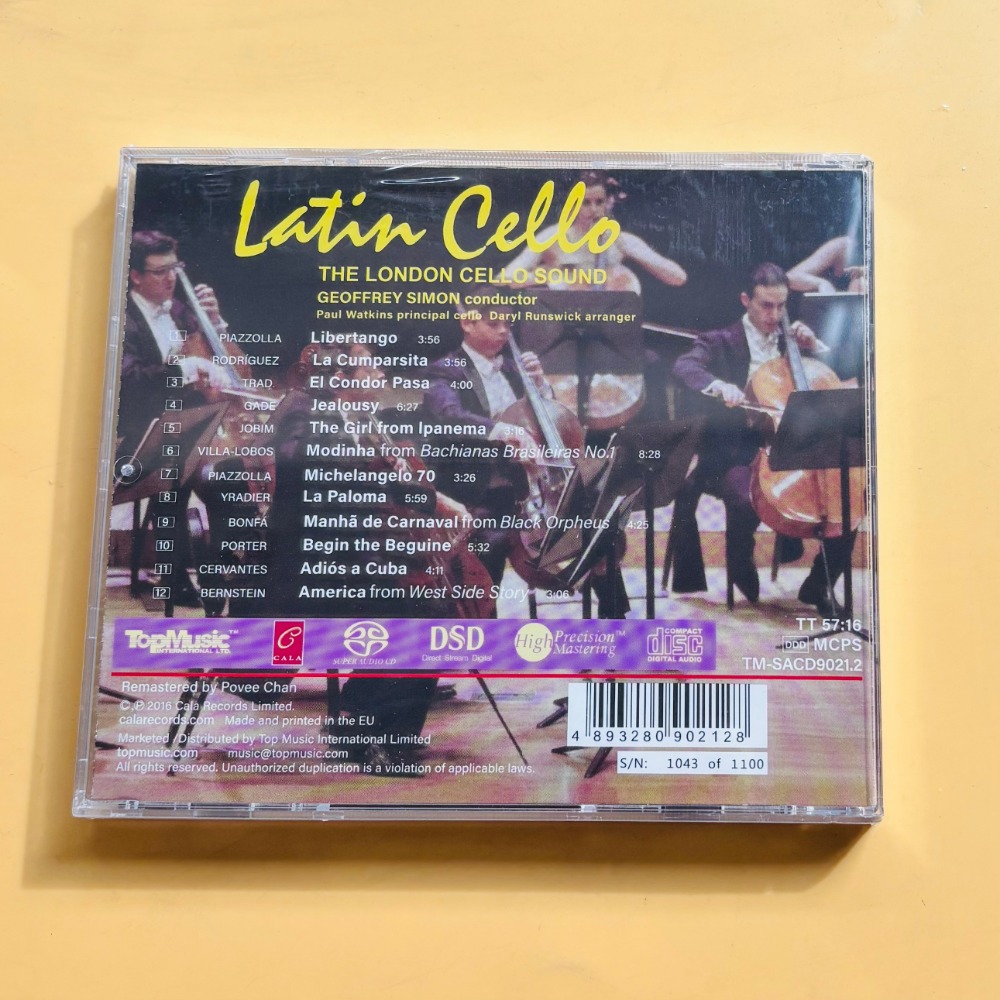 CD London Latin Cello, musique - Musical Instrument Brands avis et prix