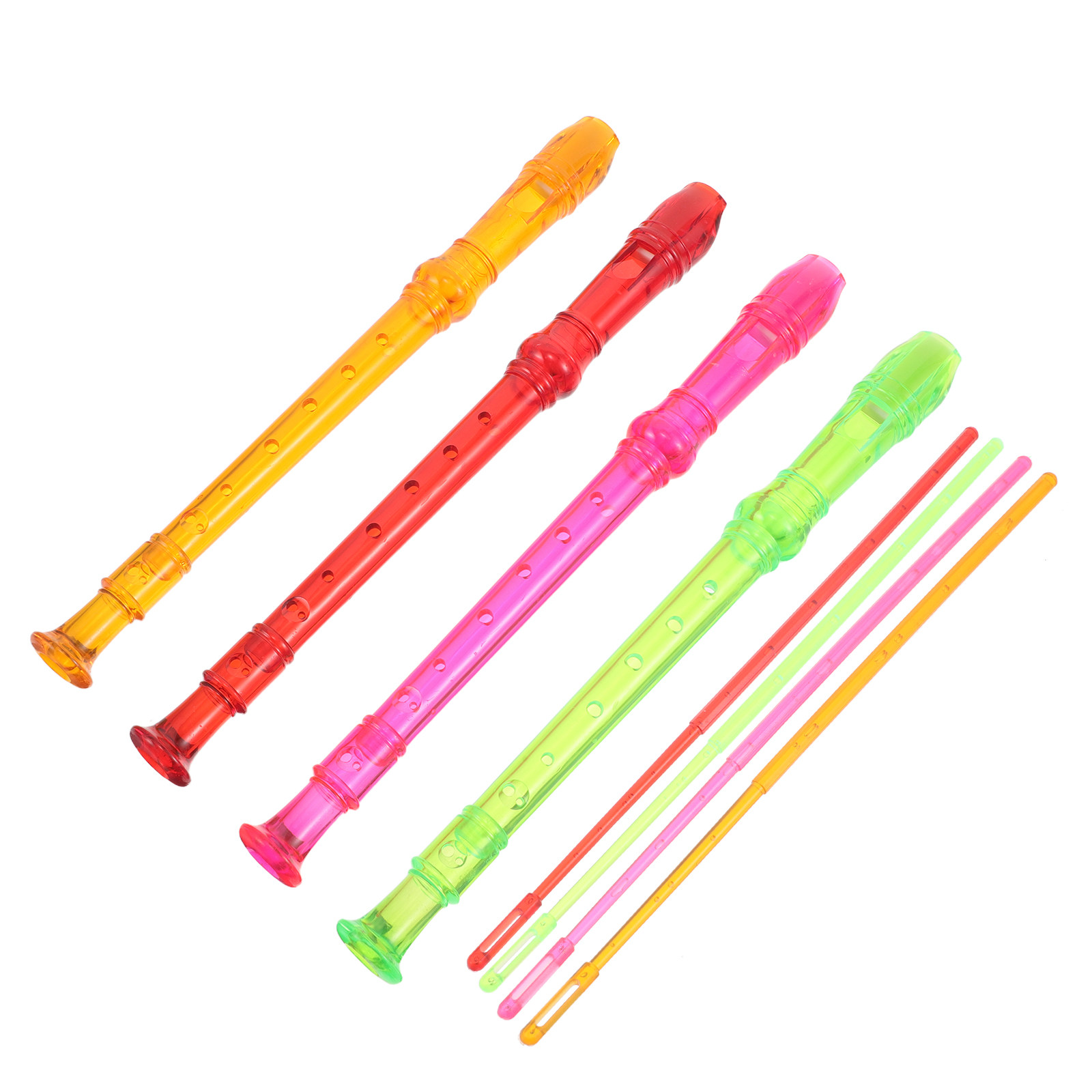 4 flûtes à bec soprano transpa - Musical Instrument Recorder avis et prix
