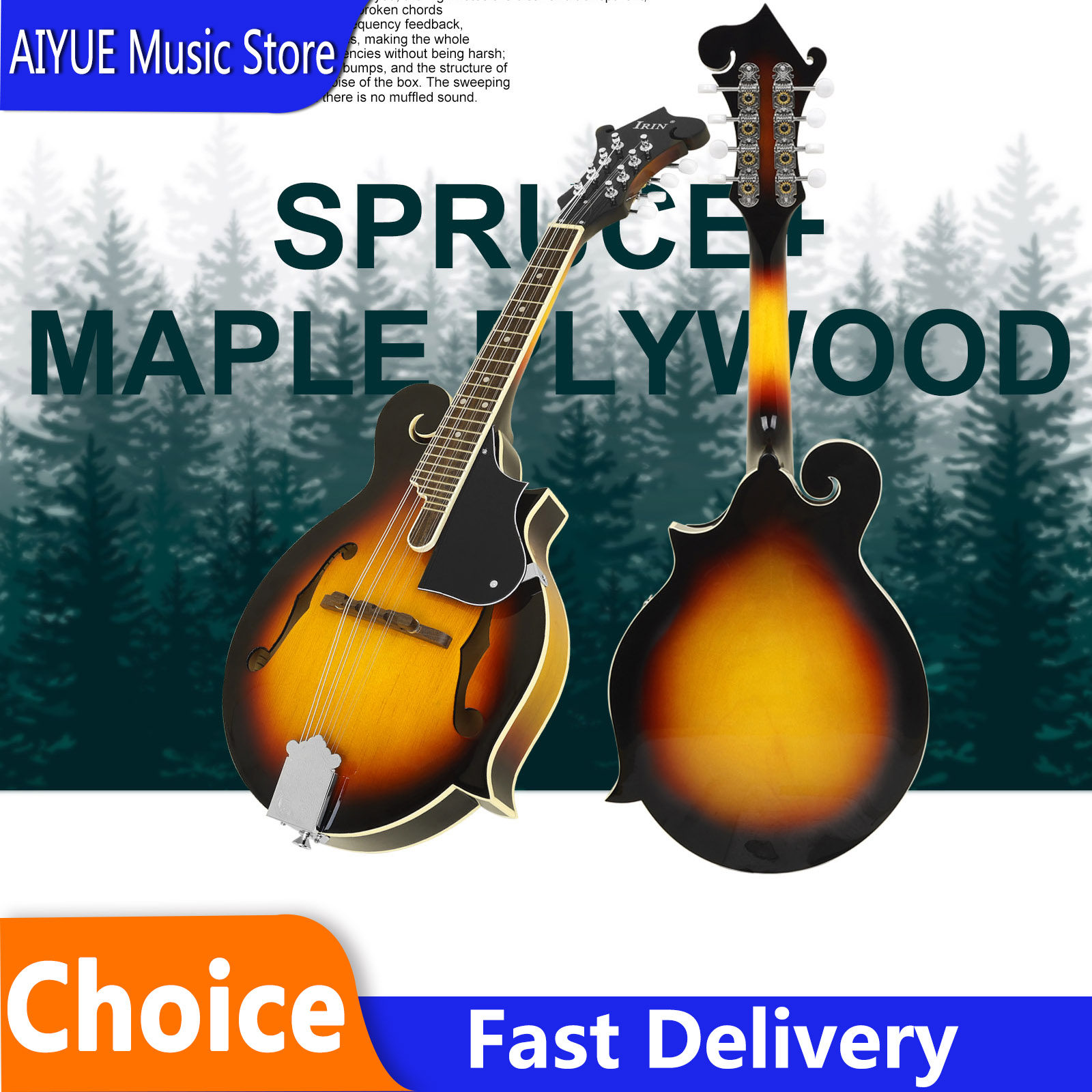 Mandoline IRIN MD-70, écorce e - Mandolin A Style avis et prix