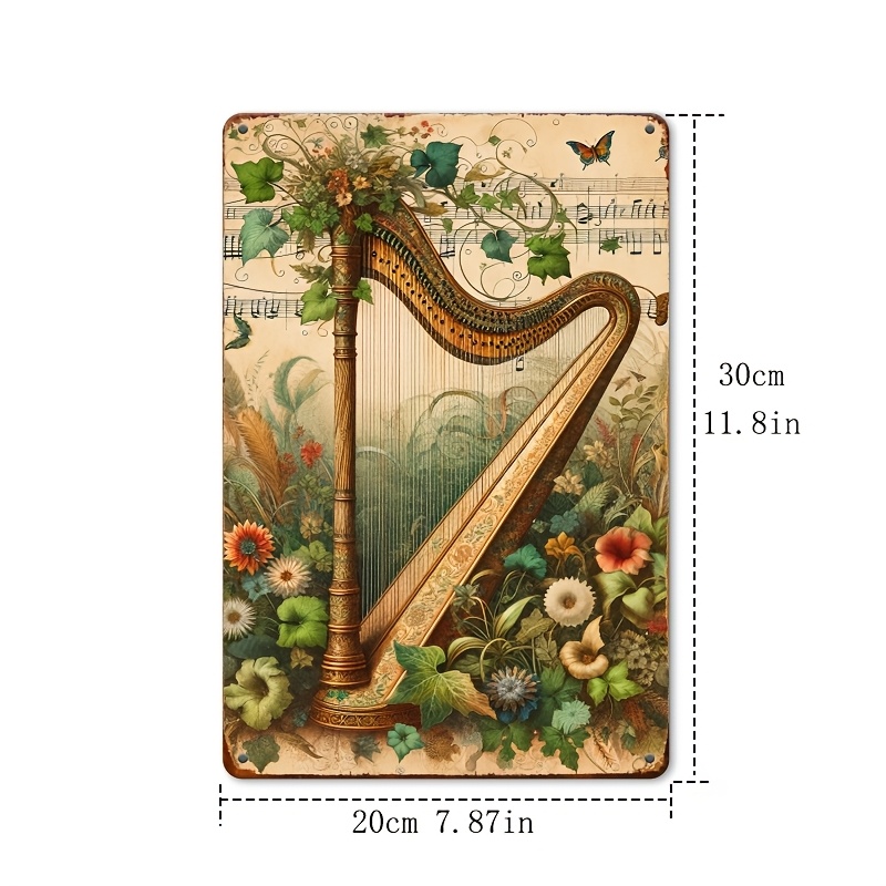 Plaque Murale Métallique Vinta - Musical Instrument Sign avis et prix