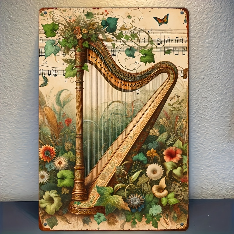Plaque Murale Métallique Vinta - Musical Instrument Sign avis et prix