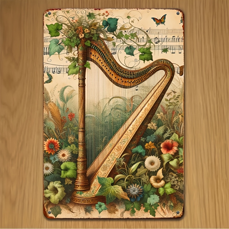 Plaque Murale Métallique Vinta - Musical Instrument Sign avis et prix
