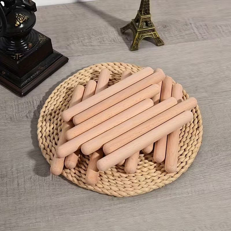 8 bâtons de rythme en bois nat - Musical Instrument Craft avis et prix