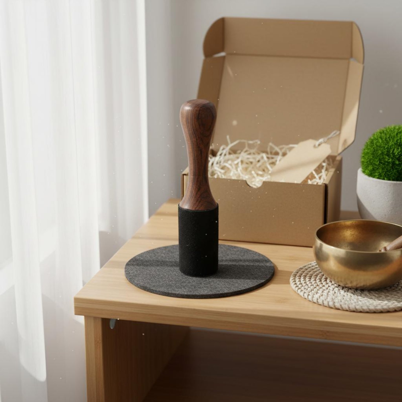 Maillet en bois robuste pour b - Tibetan Singing Bowl avis et prix
