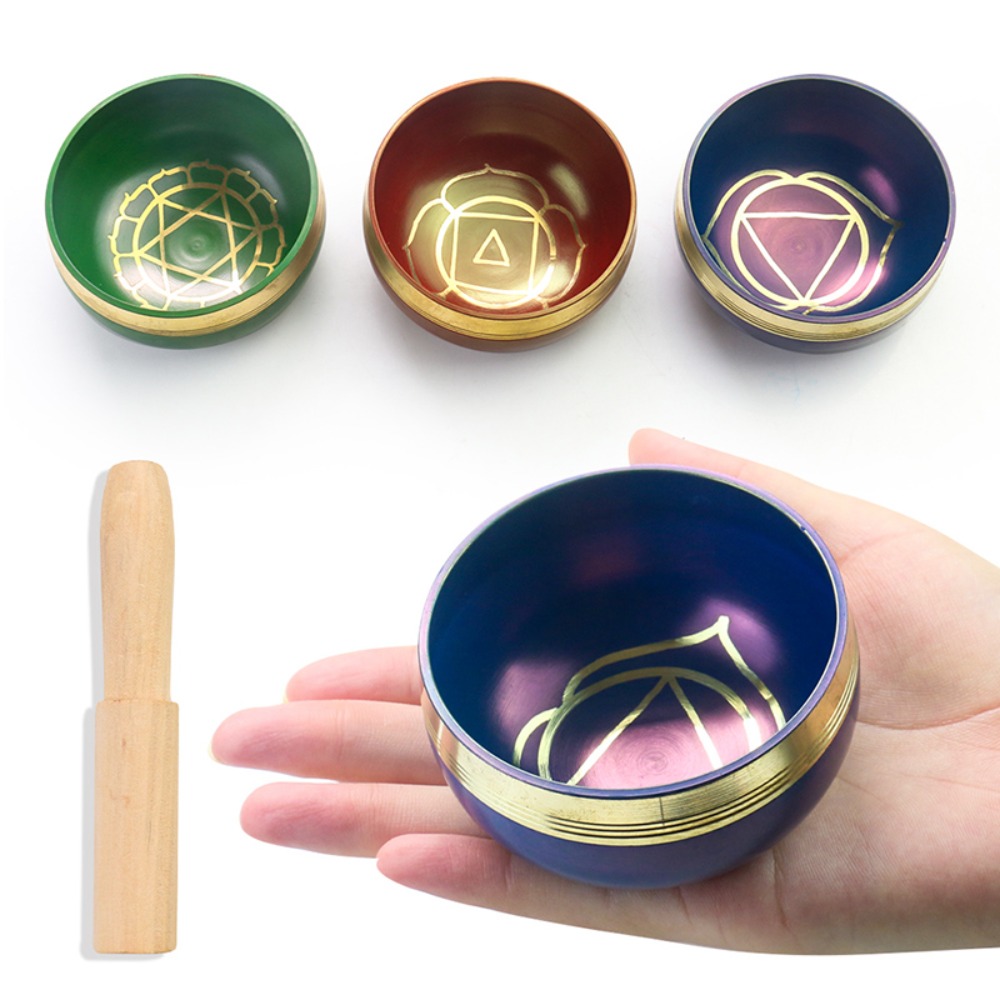 Bol chantant tibétain coloré d - Tibetan Singing Bowl avis et prix